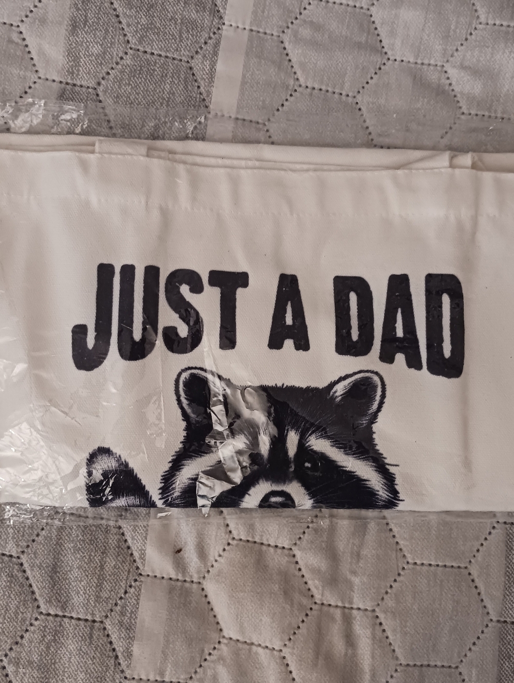 ** Just A Dad Who Always Came Back With The Milk ** Canvas Tote Bag New